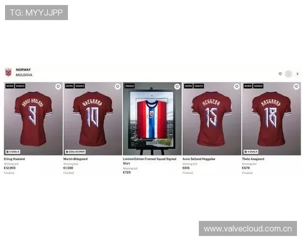 挪威媒体报道哈兰德五子登科比赛球衣以12903欧元拍卖创纪录